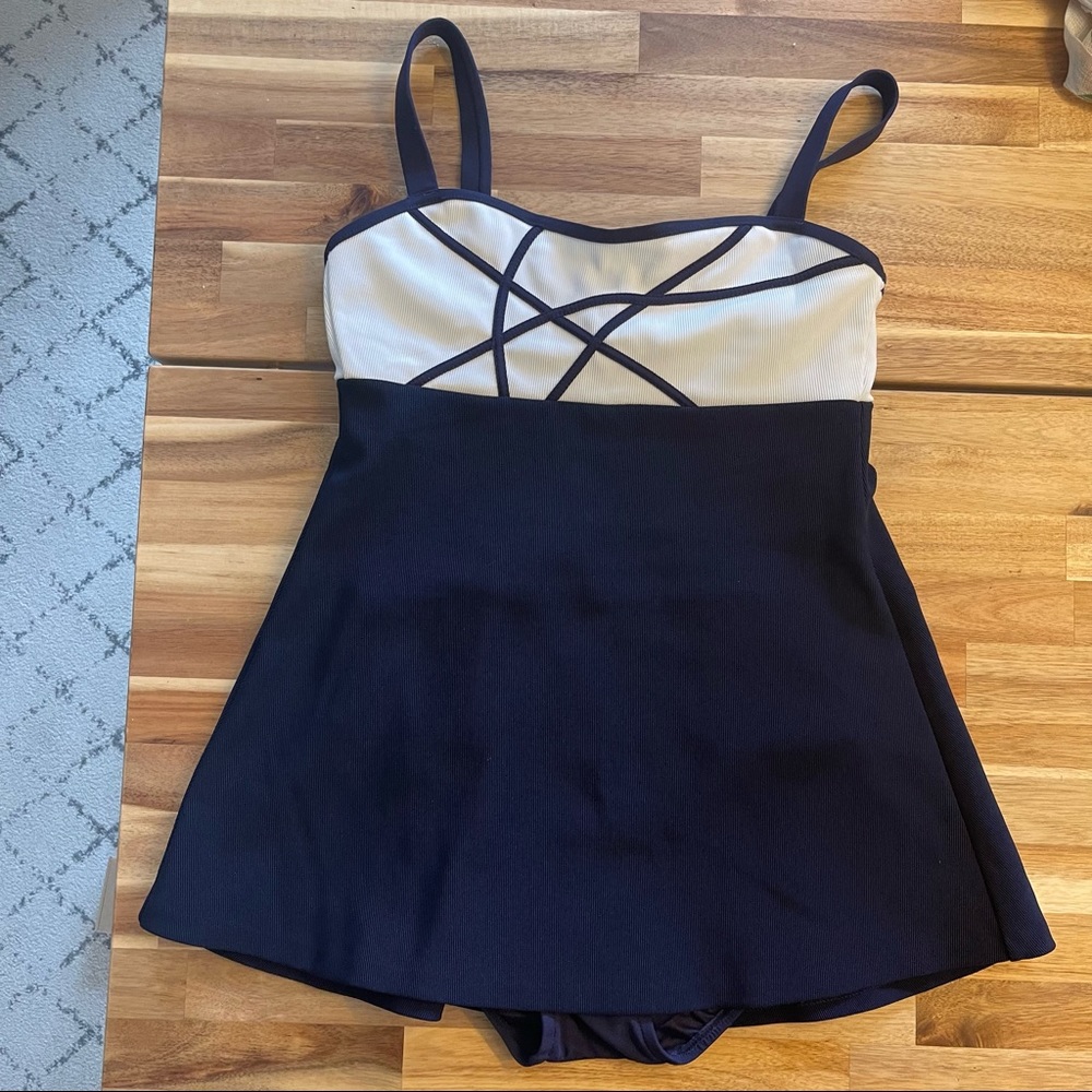 Ribbed Swim Dress